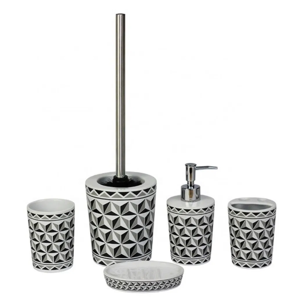 Modern Hot Sale White Ceramic Material for Bathroom Set 3PCS