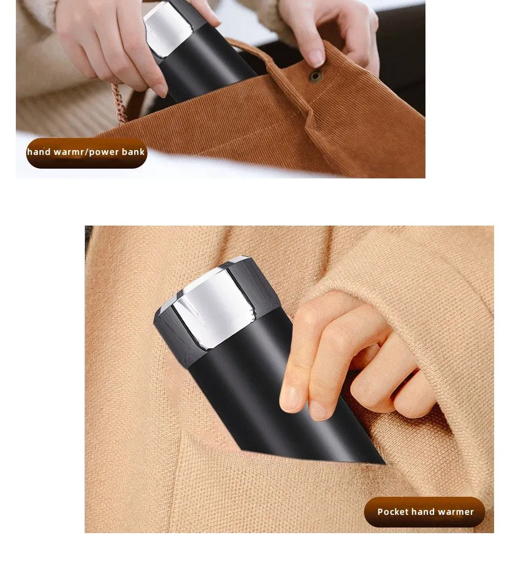 Portable Reusable Pocket Heater Magnetic Feature Turns Into 2 Hand Warmers