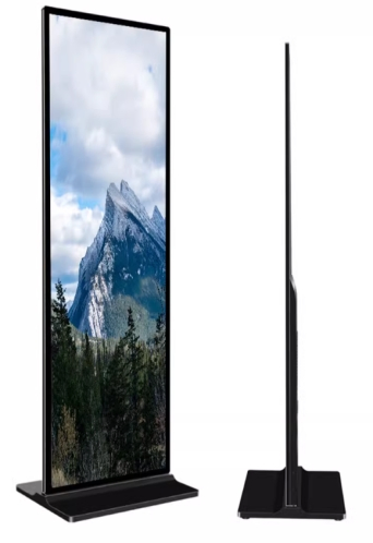 Вертикальный 64-дюймовый рекламный дисплей Android 4K