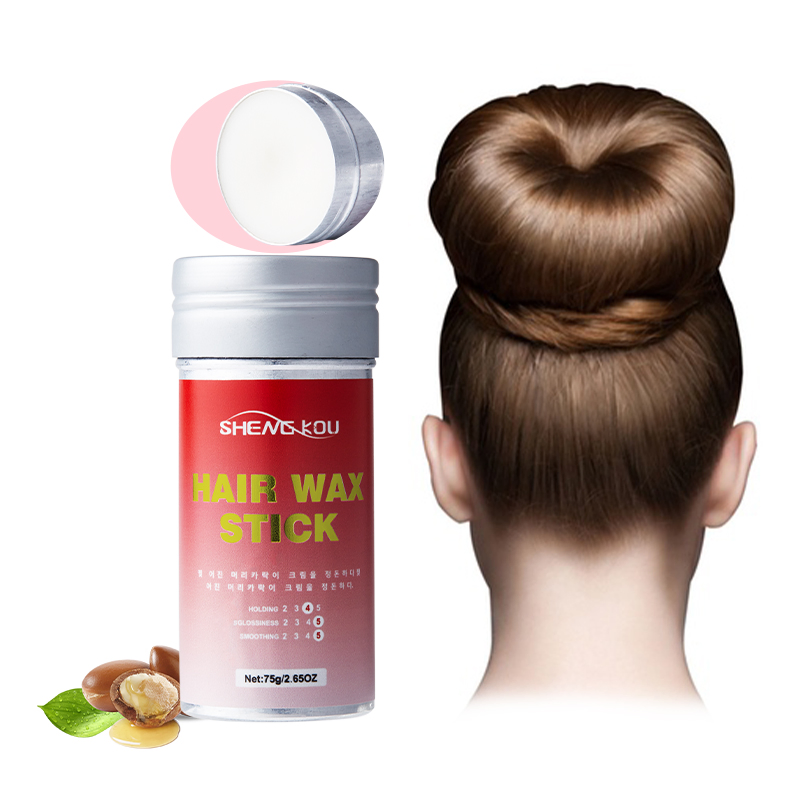 Professional Custom Private Label Good Smell 75g Portable Last 24 Hours Non Greasy Strong Hold Hair Wax Stick for All Hair Types
