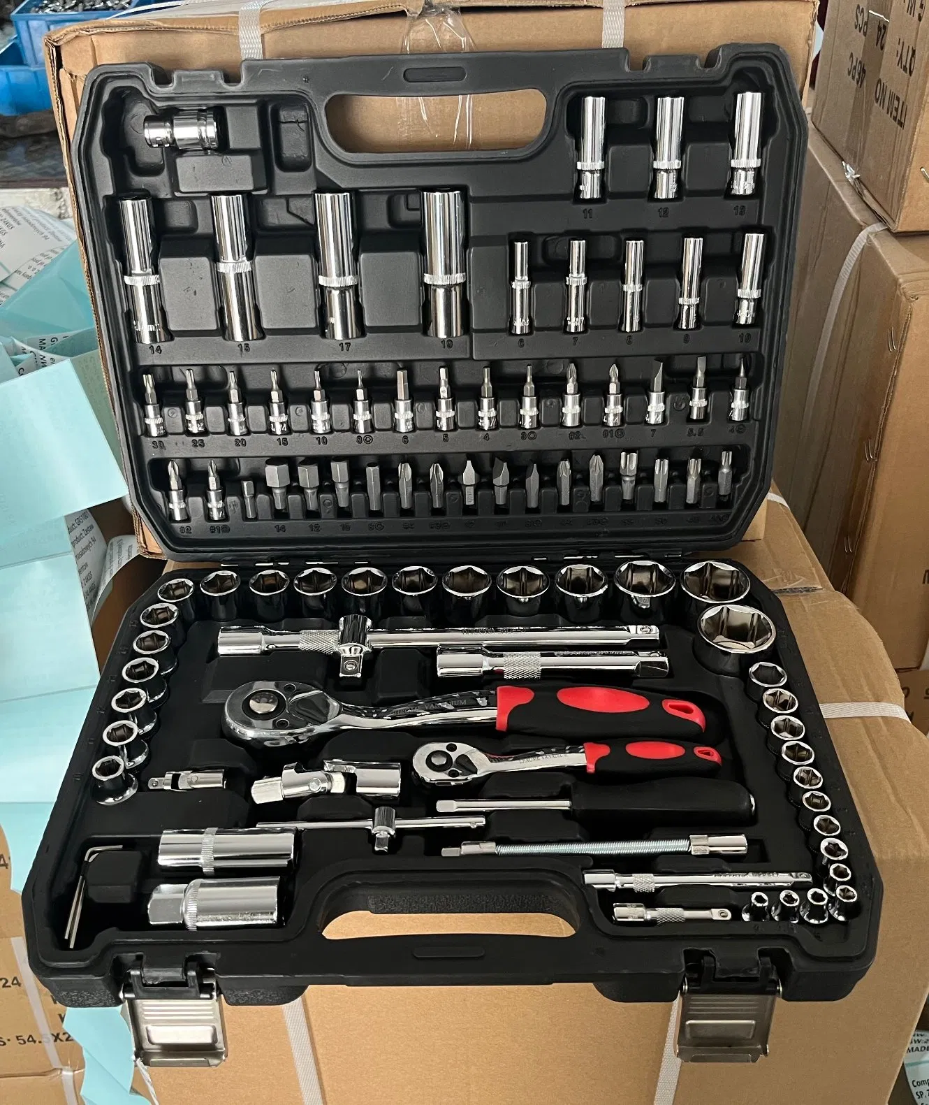 Набор инструментов 94PCS, хром-ванадиевая сталь