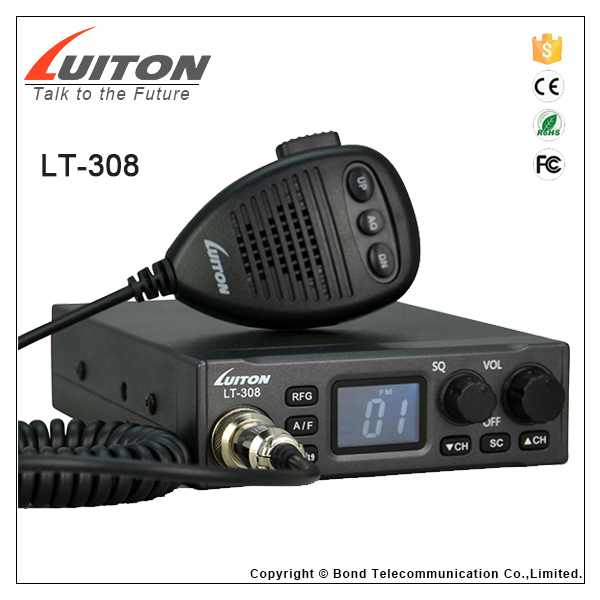 Cheap and High Quality 27MHz CB Radio Am/FM with Sq/Asq Function Lt-308