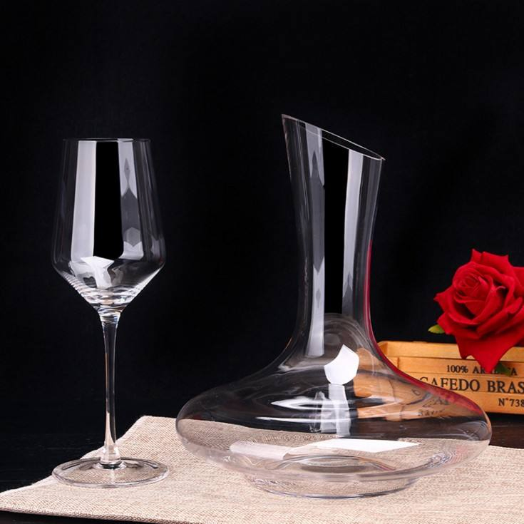 Handmade Wine Accessories Glass Wine Decanter for Hotel