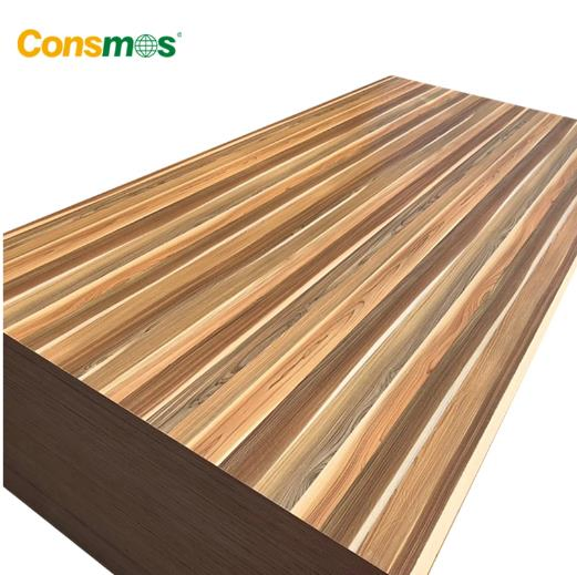 Consmos Furniture Grade 12mm 18mm White Poplar Core Melamine Laminated Plywood Manufacturer