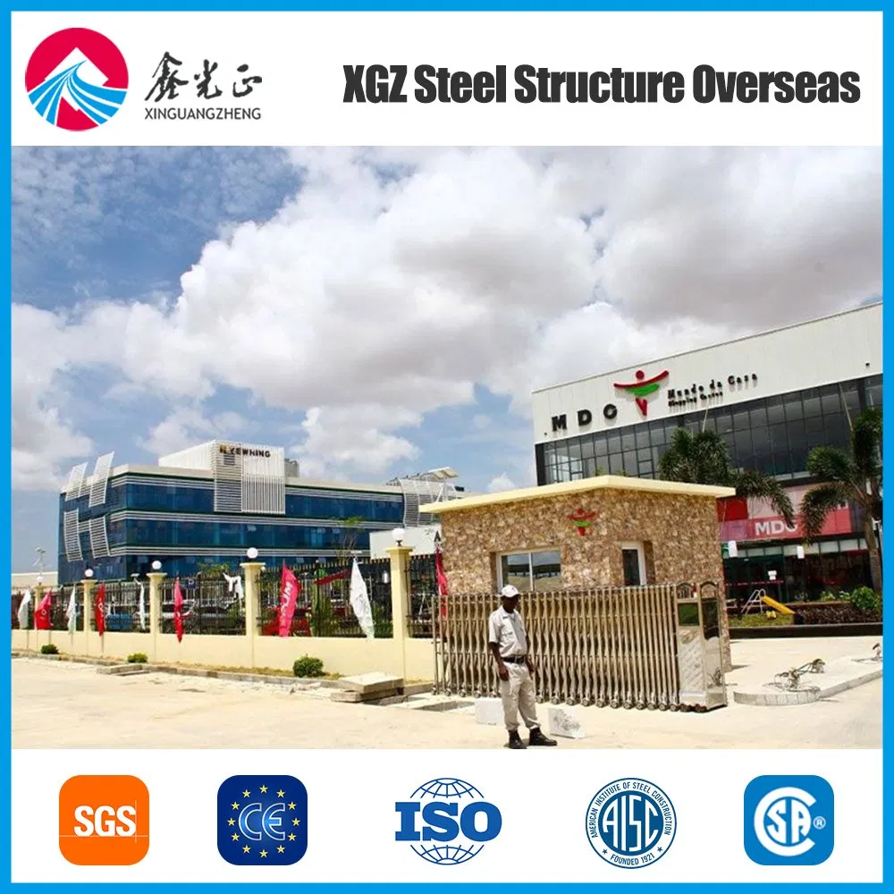Modern Eco-Friendly Steel Frame Commercial Structure for Sustainable Business