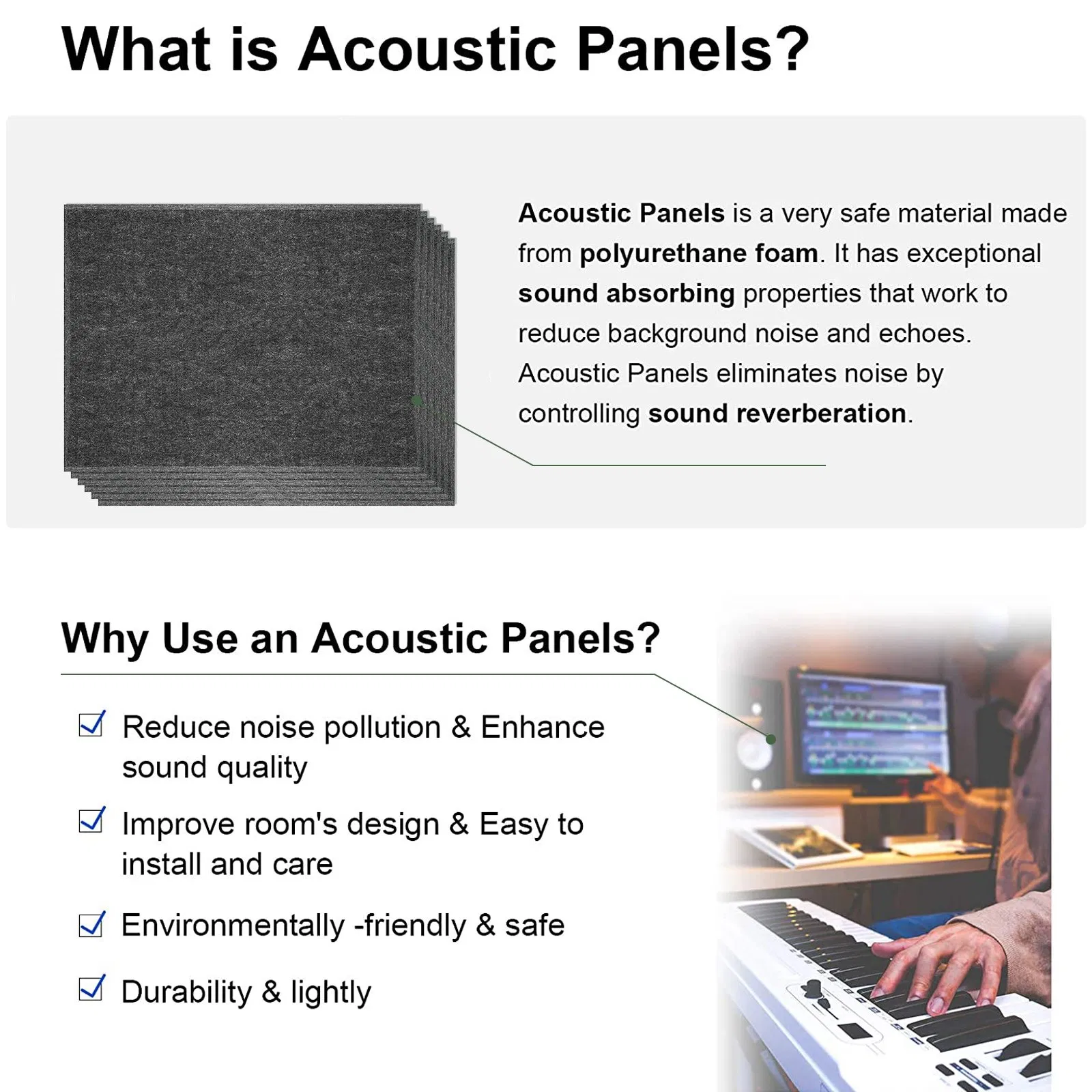 Modern Polyester Acoustic Panels for Effective Noise Reduction