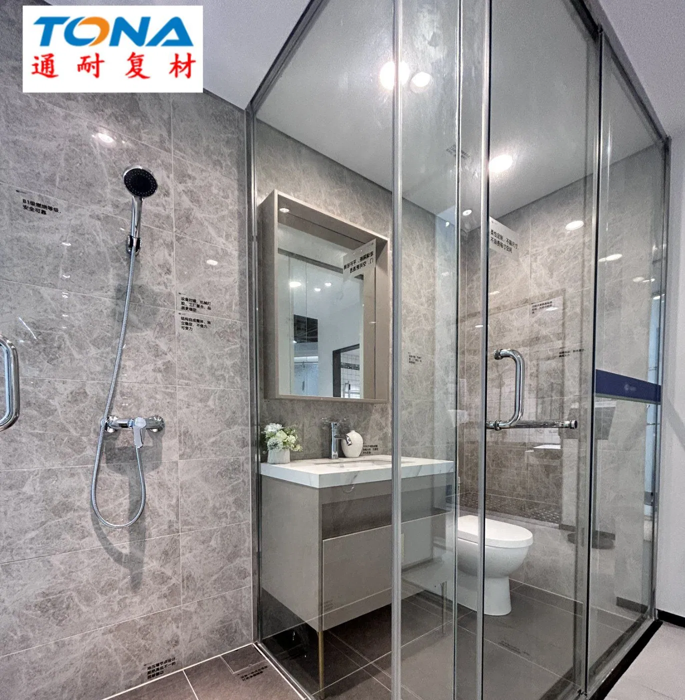 Accessories Prefabricated Furniture Quick Delivery Easy Maintenance Cost-Effective SMC Bathroom
