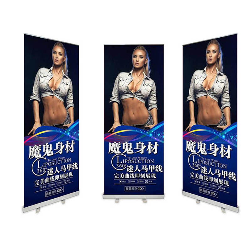Wholesale Advertising Stand Pop up Banner Custom Outdoor Banner Display Stand Display Roll up Banner Stands
