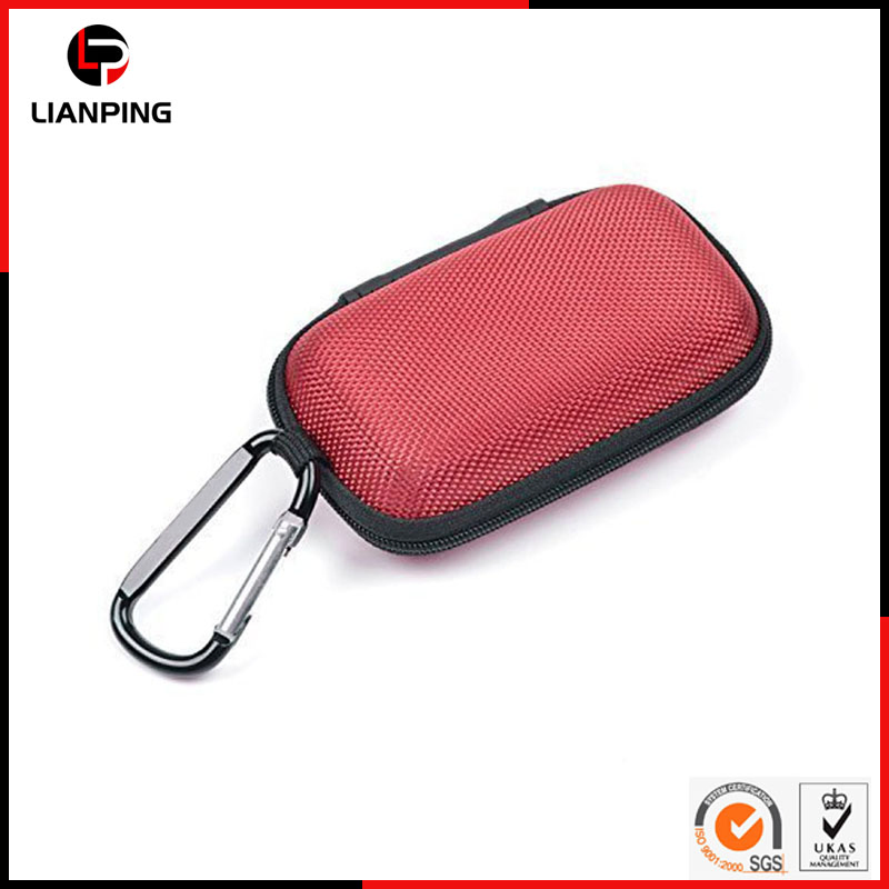 Ударопрочный чехол для наушников EVA с сетчатым карманом