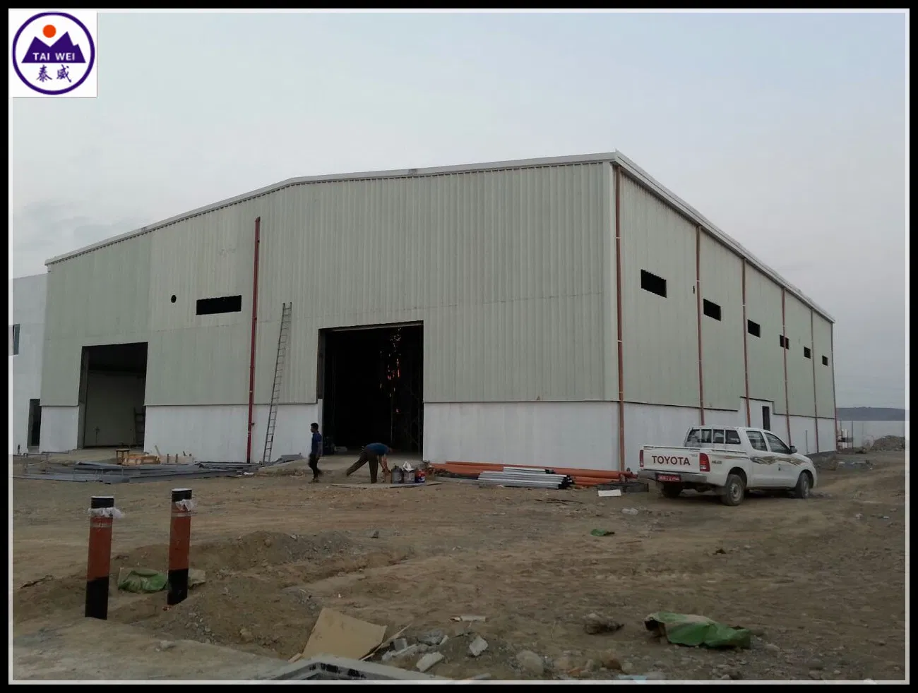 Prefabricated Light Steel Structure Shopping Center Building (TW659J)