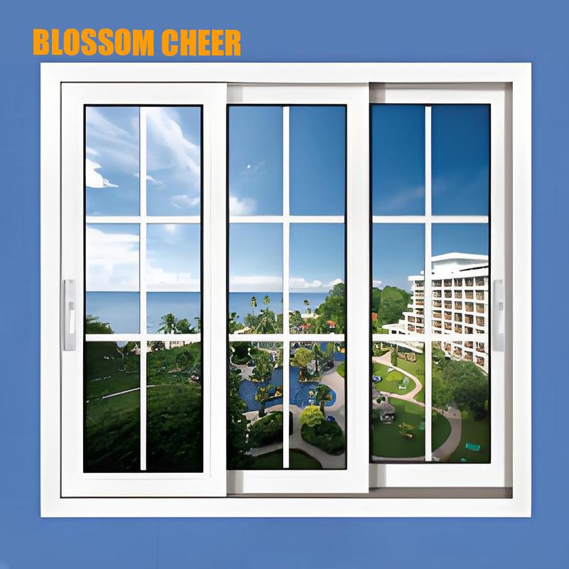 Soundproof Casement UPVC Window Modern Double Glazed 112 Sliding Window Series