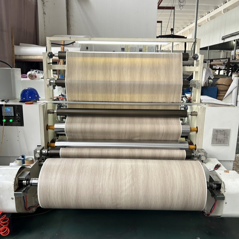 Wooden PVC Membrane Door Furniture Plastic Decorative Film PVC Membrane Door Skin Is Used for Indoor Doors