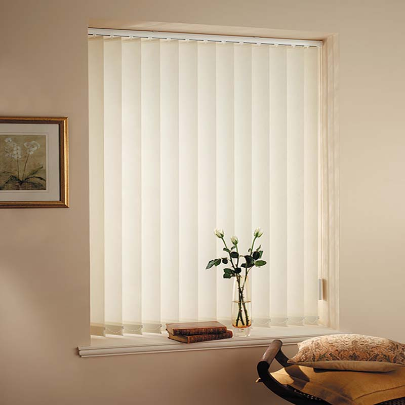 Wide Window Blinds PVC 3.5" Venetian Vertical Blinds Indoor Shading