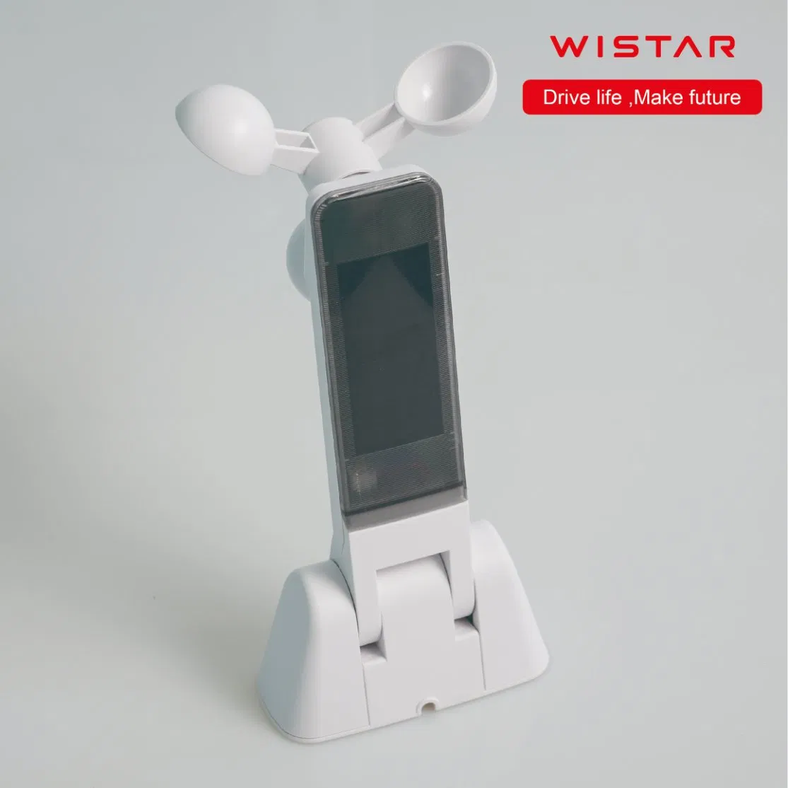 Solar-Powered Wind & Light Sensor with 433.92MHz Rolling Code (RS001)