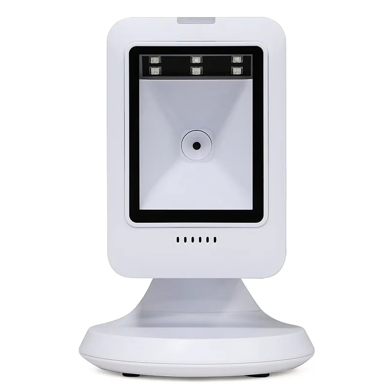 Handsfree 1d 2D Qr Code Desktop Datamatrix Barcode Scanner for Supermarket Retail POS
