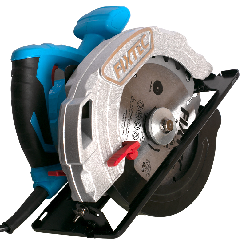 Fixtec Power Saws Industrial 1200W 185mm Mini Electric Circular Saw Guide Track Machine with VDE Plug