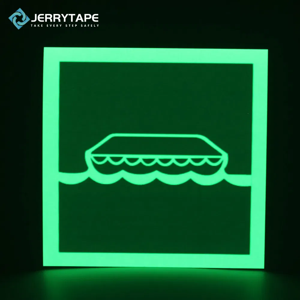 Imo Maritime Luminous Markings, Marine Luminous Stickers, Lifesaving and Firefighting Fluorescent Tags, Light Storage Signs