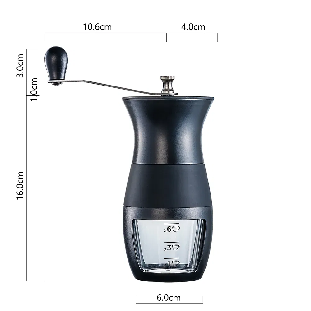 Exquisite Gift Portable Coffee Bean Grinder with Manual Conical Ceramic Burrs