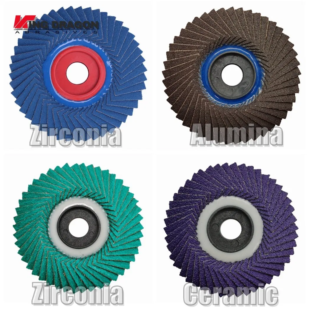 Лепестковый круг из циркония 100 мм, зерно 320, T27