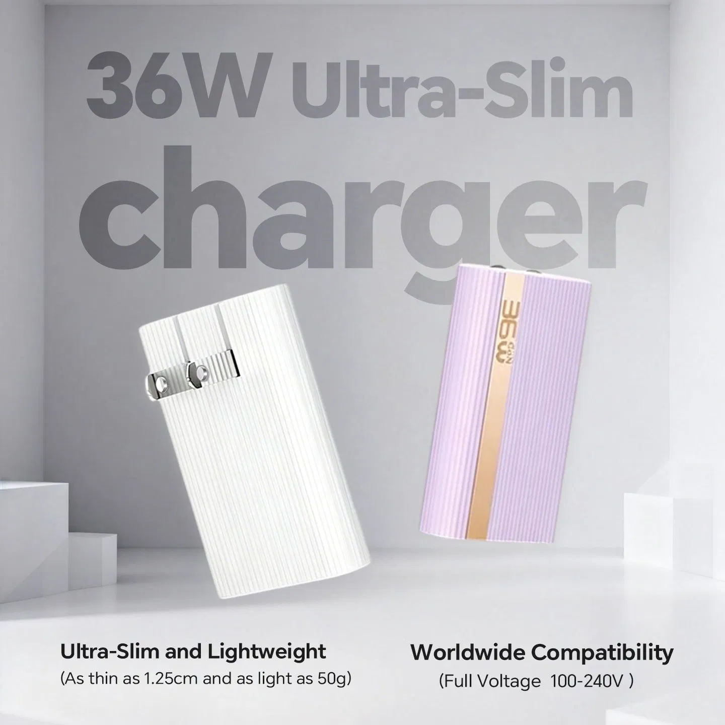 Быстрый зарядник 36W с защитой для iPhone и Android