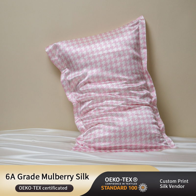 High Quality Printed Soft Mulberry Silk Sleeping Pillowcase