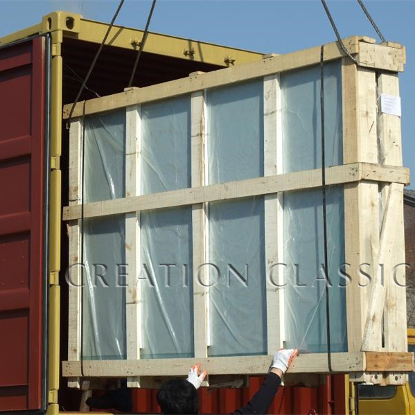 Clear Nashiji Wired Glass Patterned Glass for Decorative