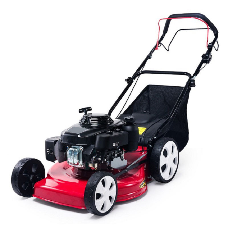 Four Stroke Gasoline Self-Propelled Hand Push Grass Cutter Lawn Mover