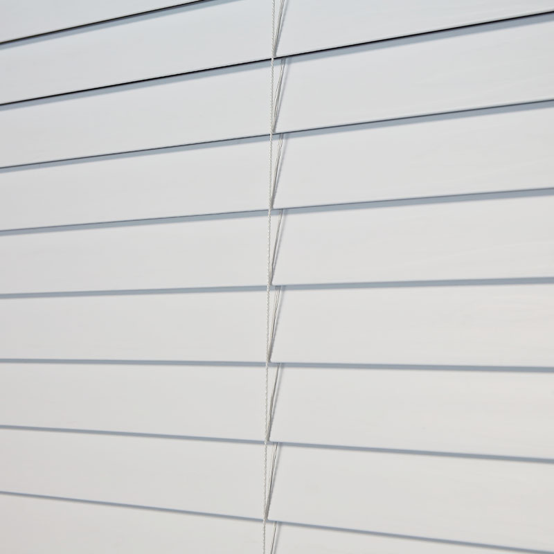 Decorative 2-Inch PVC Faux Wood Blinds Customized Window Covering