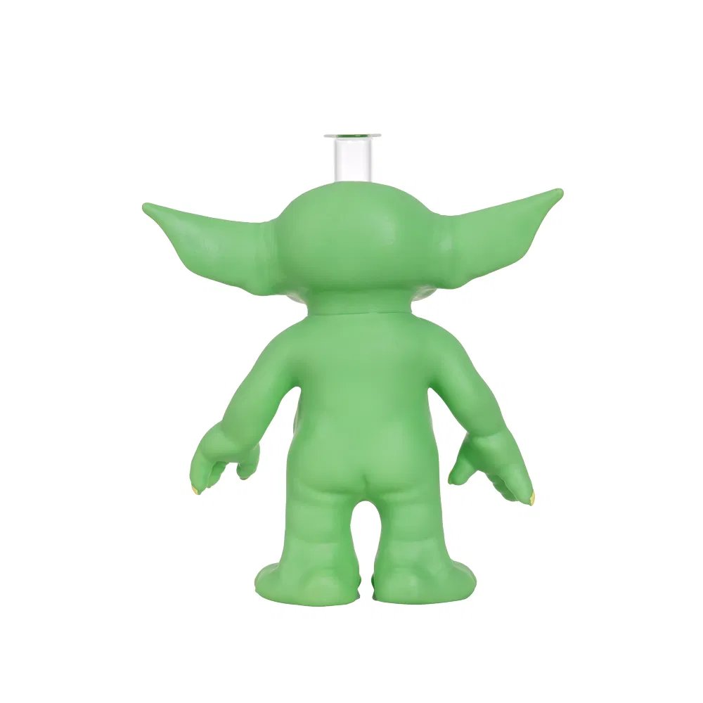 Silicone Baby Big Yoda Water Pipes Smoking Tobacco Dry Herbs Glass Bowl