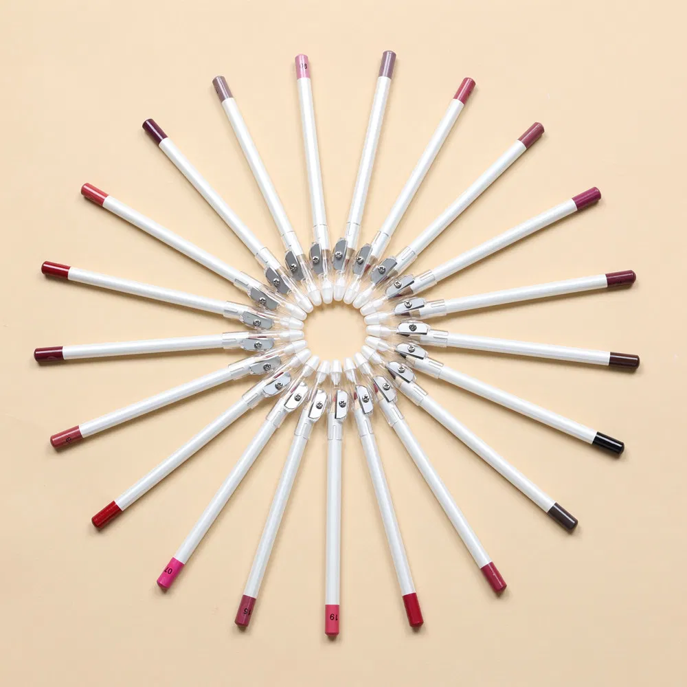 Custom Pigmented Creamy Vegan Private Label Wholesale Bulk Brown Red Creamy Lipliner