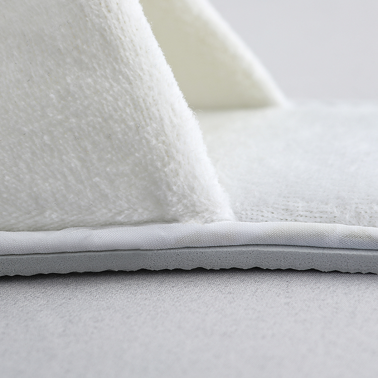 High Quality Hotel Printing Logo Terry Fabric Slipper Wholesale