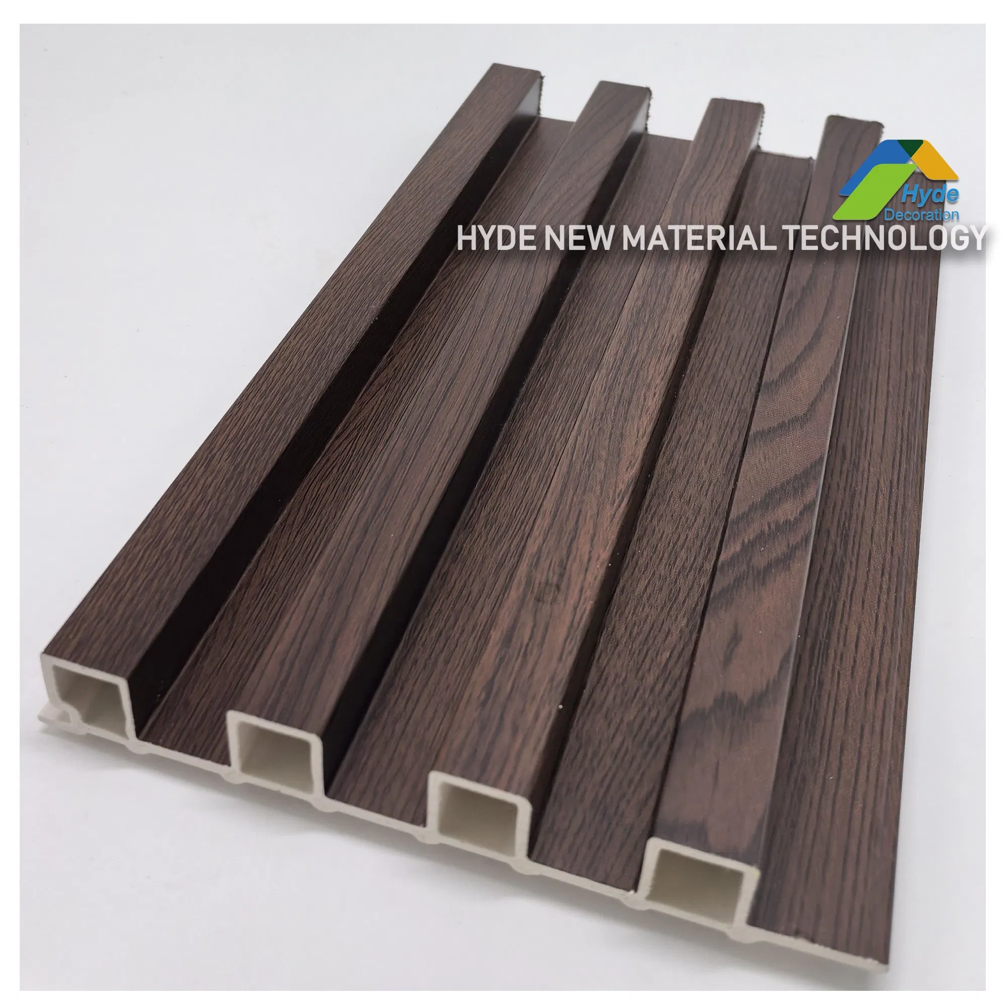 Competitive Price WPC Product Wood Design 3D Fluted Interior Decoration Wall Panel
