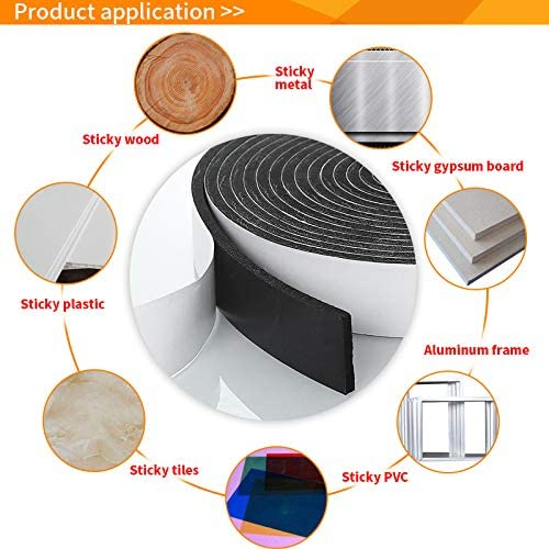 High Density Adhesive Weather Strip Foam Sealing Tape