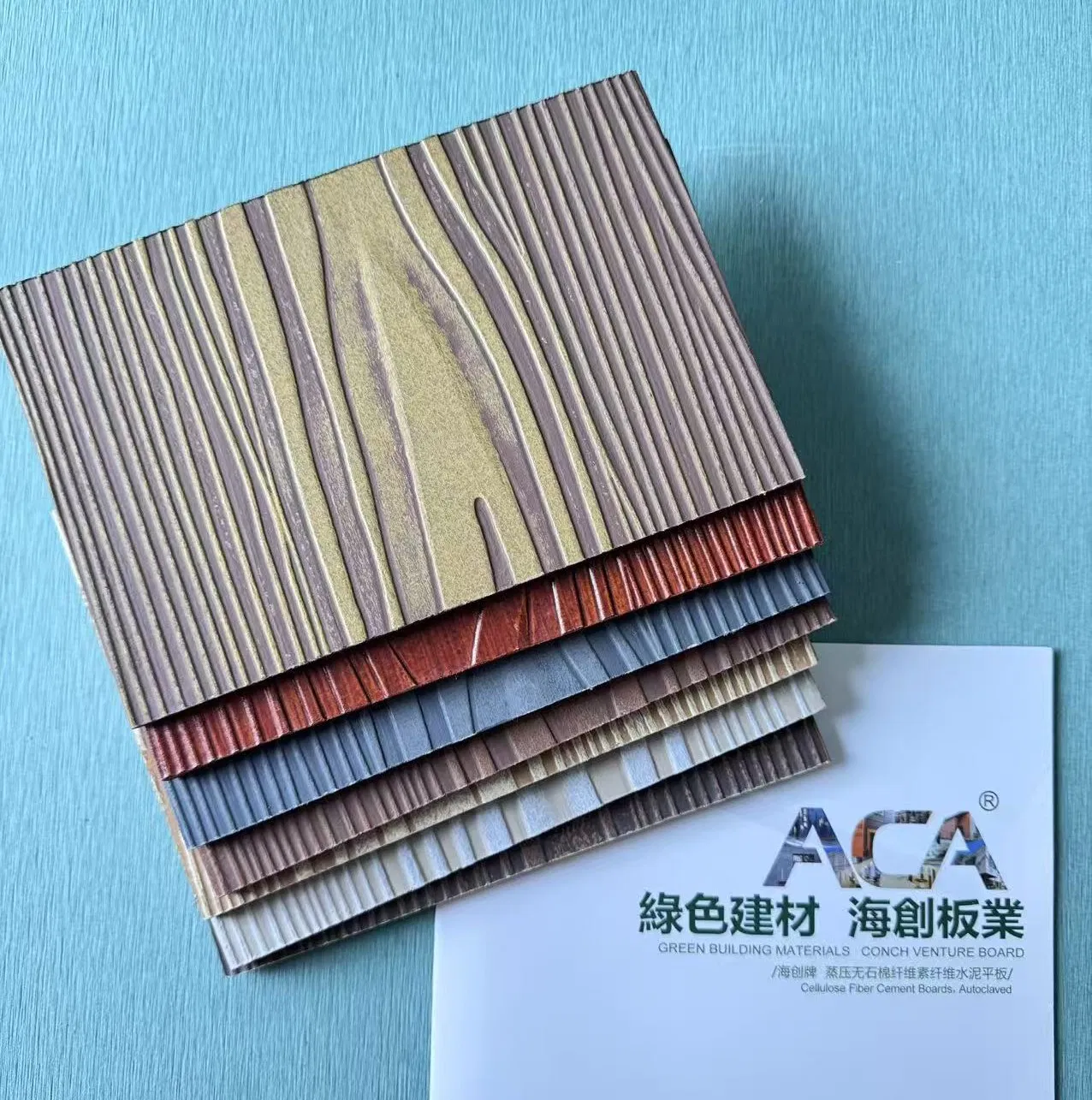 Wood Grain Fiber Cement Siding Planks Perfect for Exterior Renovations