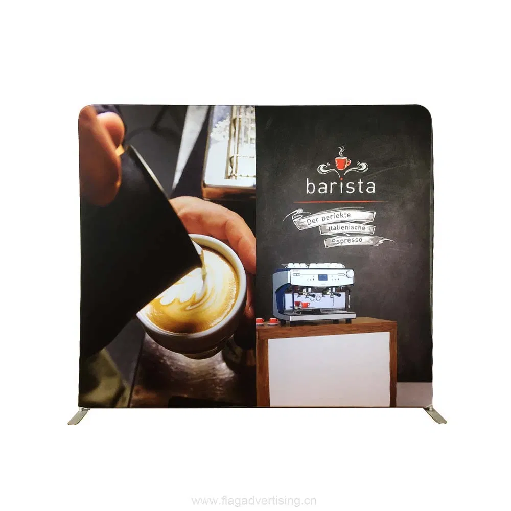 Portable Advertising Promotion Exhibition Aluminum Tension Waveline Wall