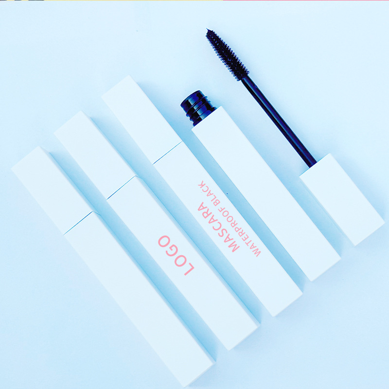 Waterproof Volume Eye Lash Makeup Natural Organic Vegan White Tube Mascara