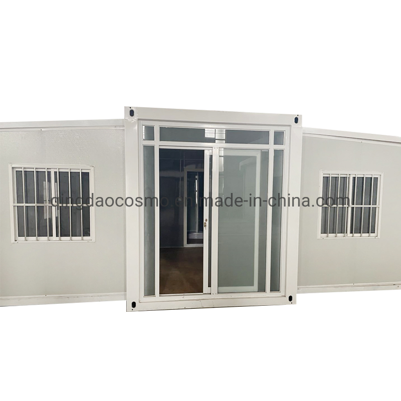 New Design Luxury Expandable Container House Prefab Container Shop/Modular House with Balcony