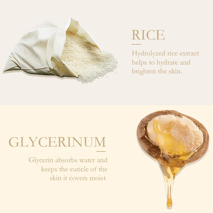 Beauty Cosmetics Skin Care Hydrate and Brighten The Skin Rice Skin Care Set