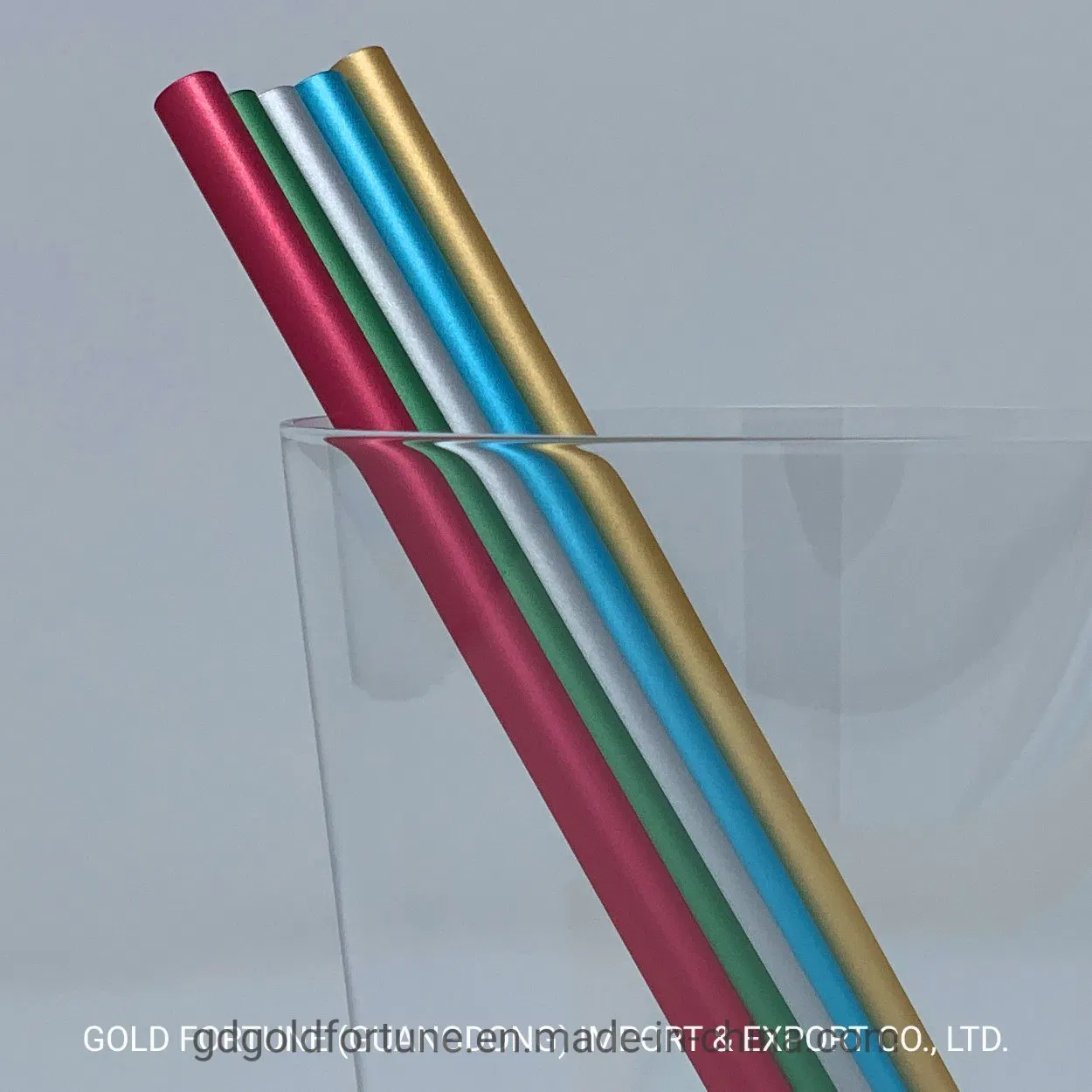 OEM Bent and Straight Metal Drinking Straws
