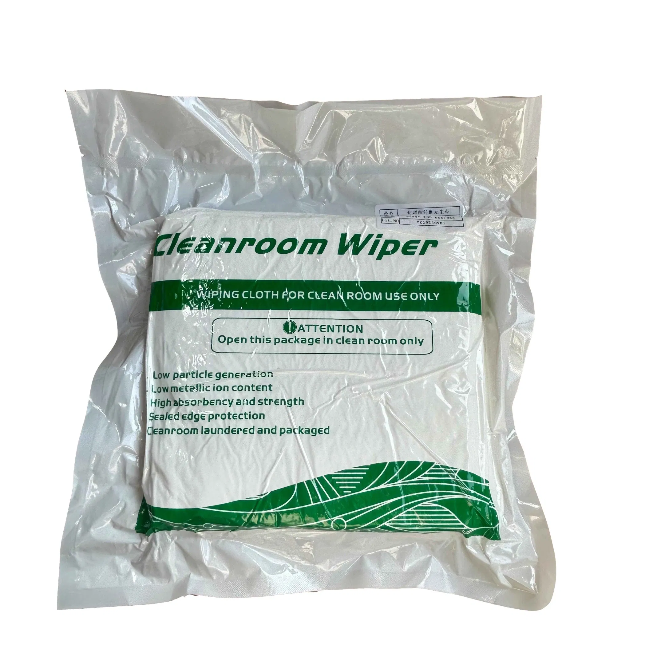 Factory Direct Sale 180G/M2 Microfiber Cleanroom Wiper Lint Free ESD Cleanroom Wipers