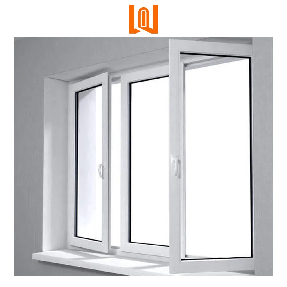 Wanjia Soundproof Vinyl UPVC Casement French Casement PVC Window