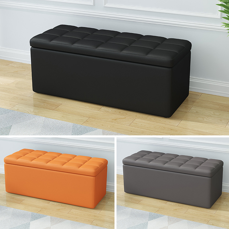 Lowest-Priced Rectangular Sofa Storage Stool Storage Household Shoe Bench