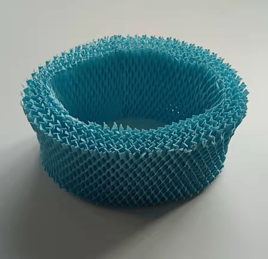 Manual Synthetic Fiber Water Cleaning Blue Pad Wick Humidifier Filter