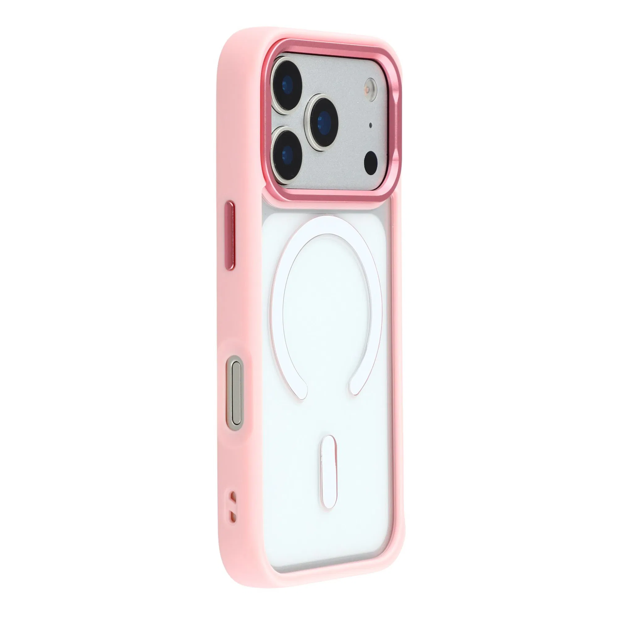 for iPhone 17 Pro Max Clear Phone Case Compatible with Magsafe PC TPU Back Cover