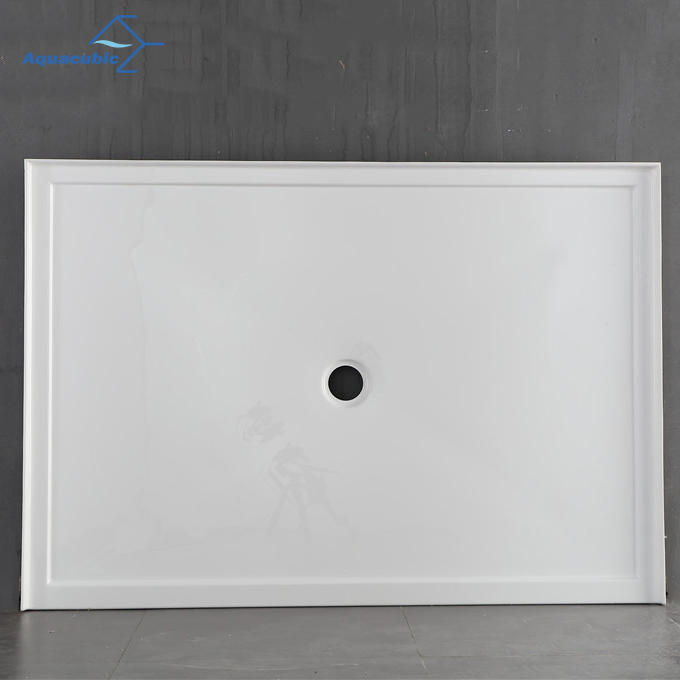 Sanitary Ware Aquare 2 Side Lips ABS Fiberglass Shower Tray