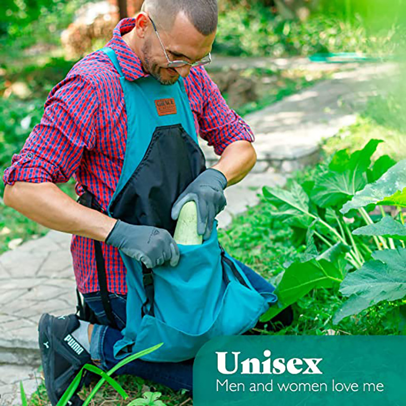 Large Pocket Oxford Apron: Fruit Picking, Quick Release, Tool Backpack, Wholesale