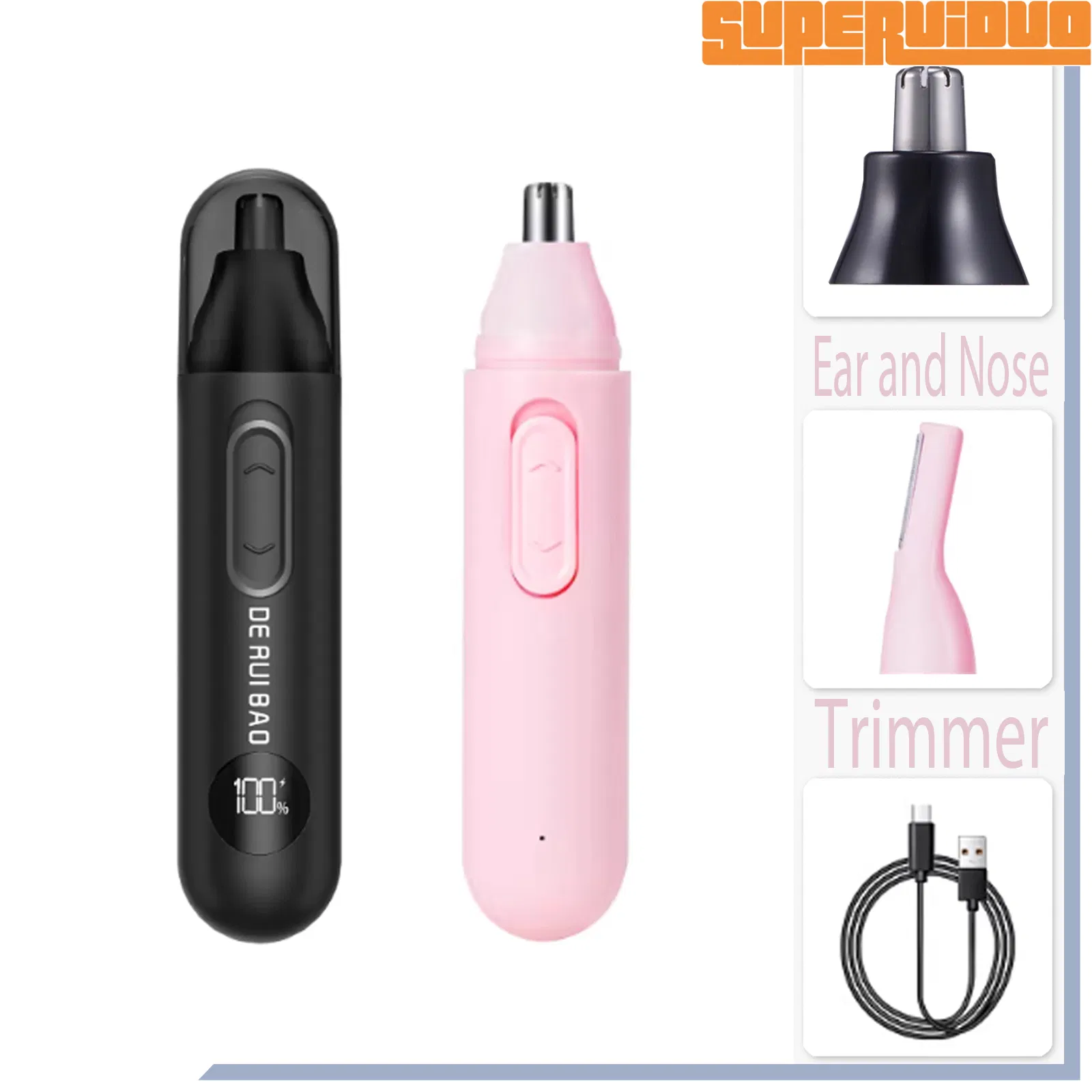Premium Finished Personal Grooming Kit Ear and Nose Trimmer