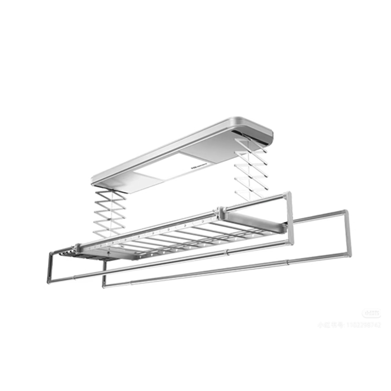 Smart Clothes Drying Rack Automatic Lift-and-Lower Balcony Drying Rack with Disinfection and Air-Drying Function