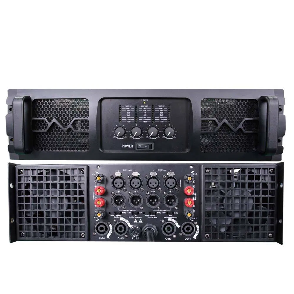 Профессиональный усилитель мощности 4x1200W