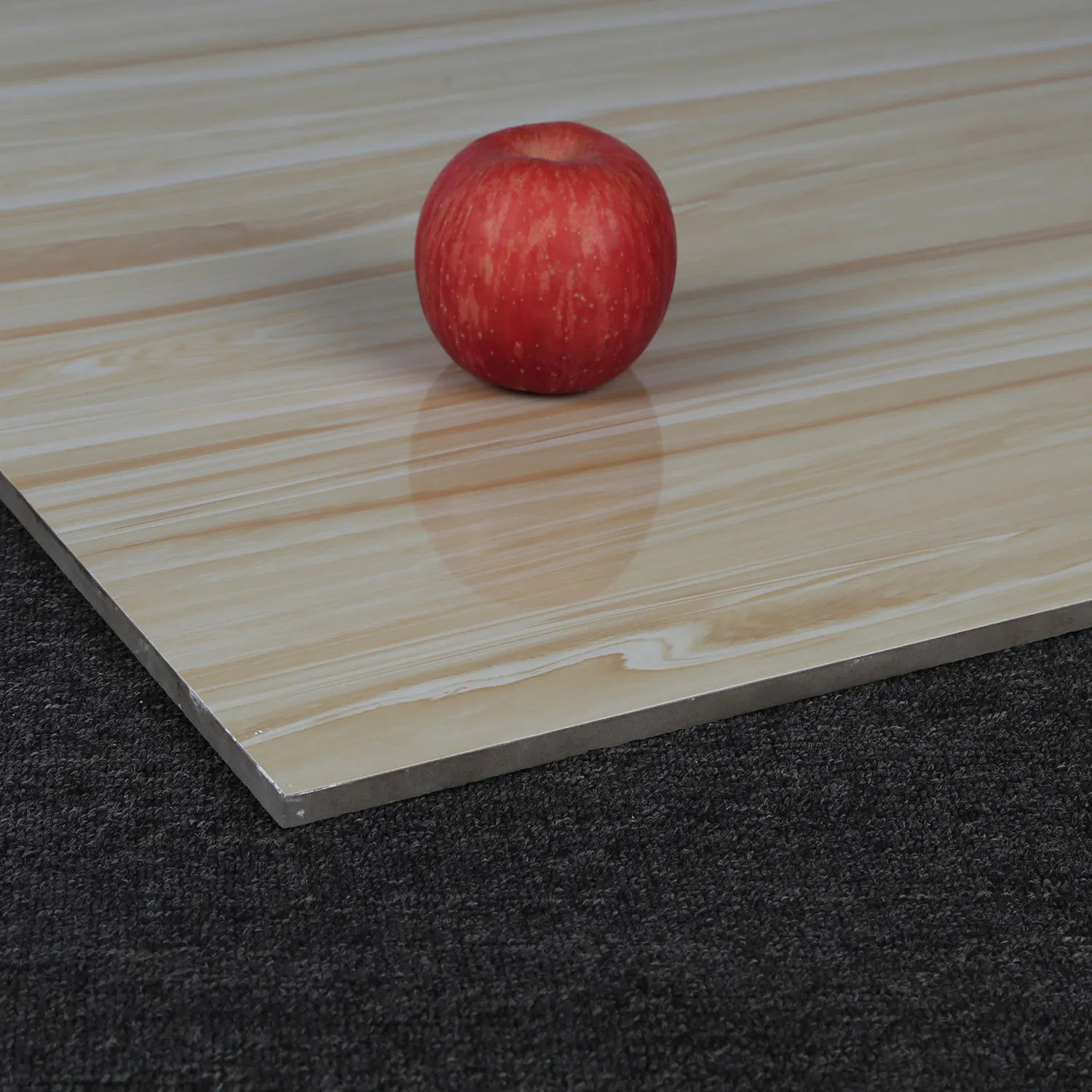 Плитка напольная керамогранит 600x600 мм травертин полированная